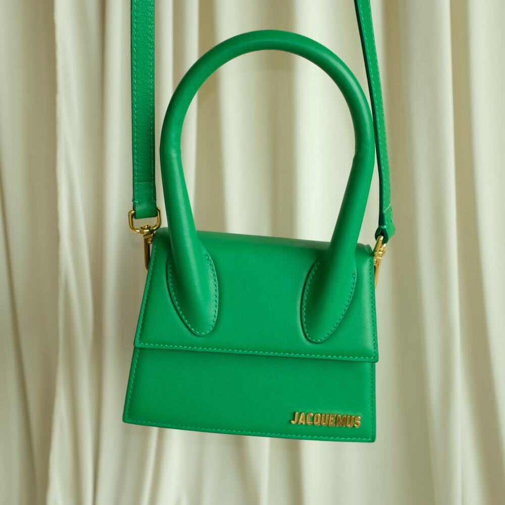 Jacquemus Le Chiquito - Green Calfskin Leather, Gold Hardware - Picture 9 of 11